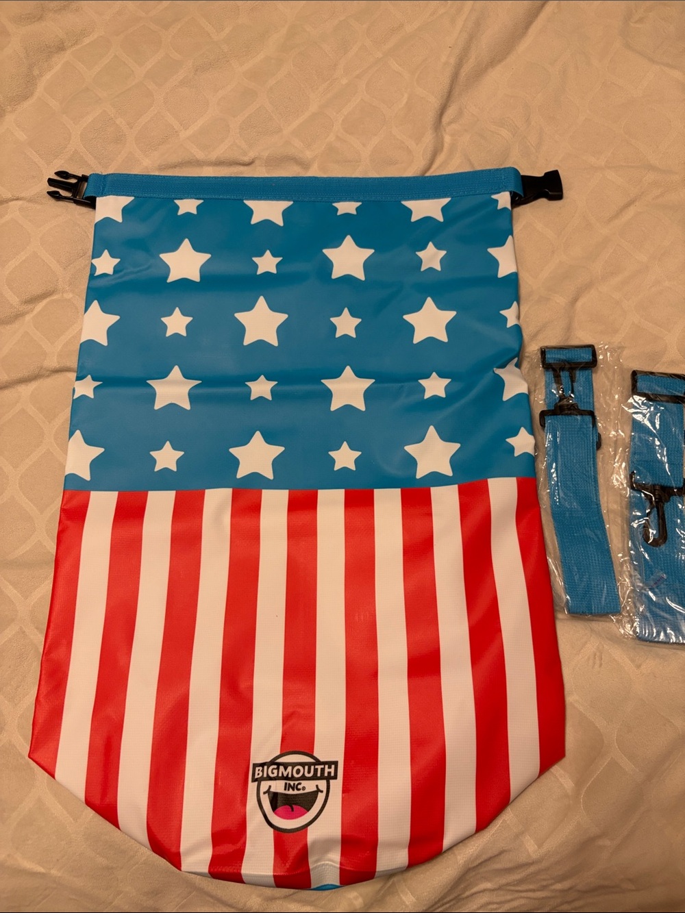 Bigmouth Stars & Stripes Dry Bag - Blue & Red